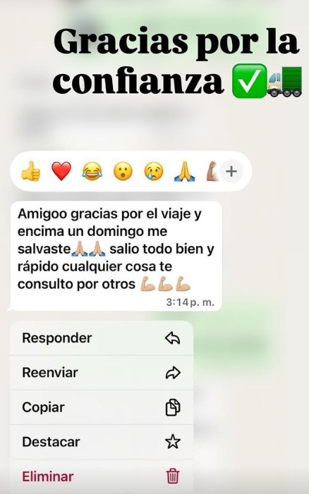 Reseña de cliente de Mudanzas Clodomira 1